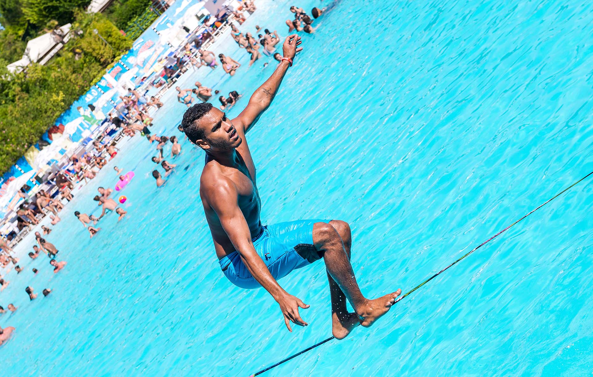 Come montare una slackline