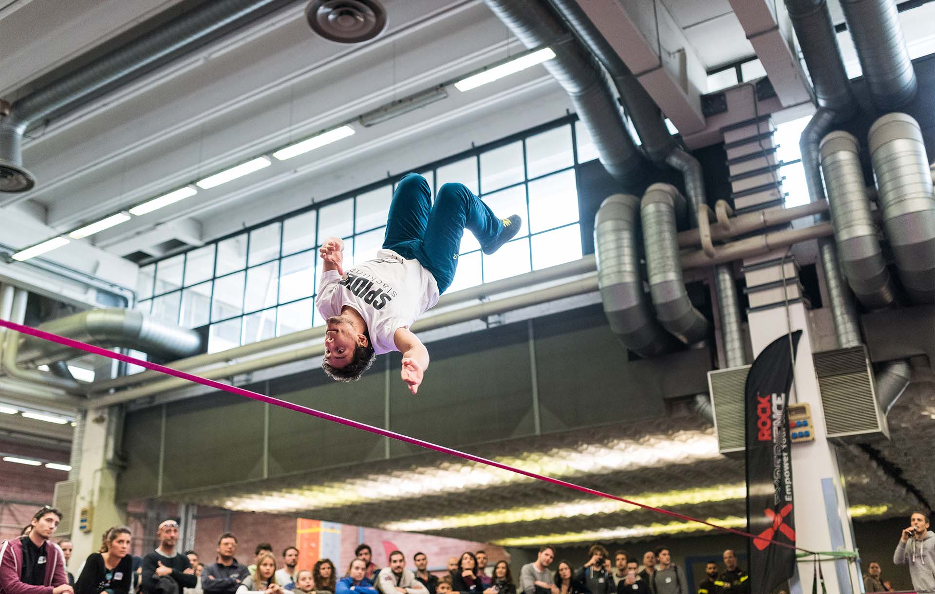 Slackline pour faire du sport
