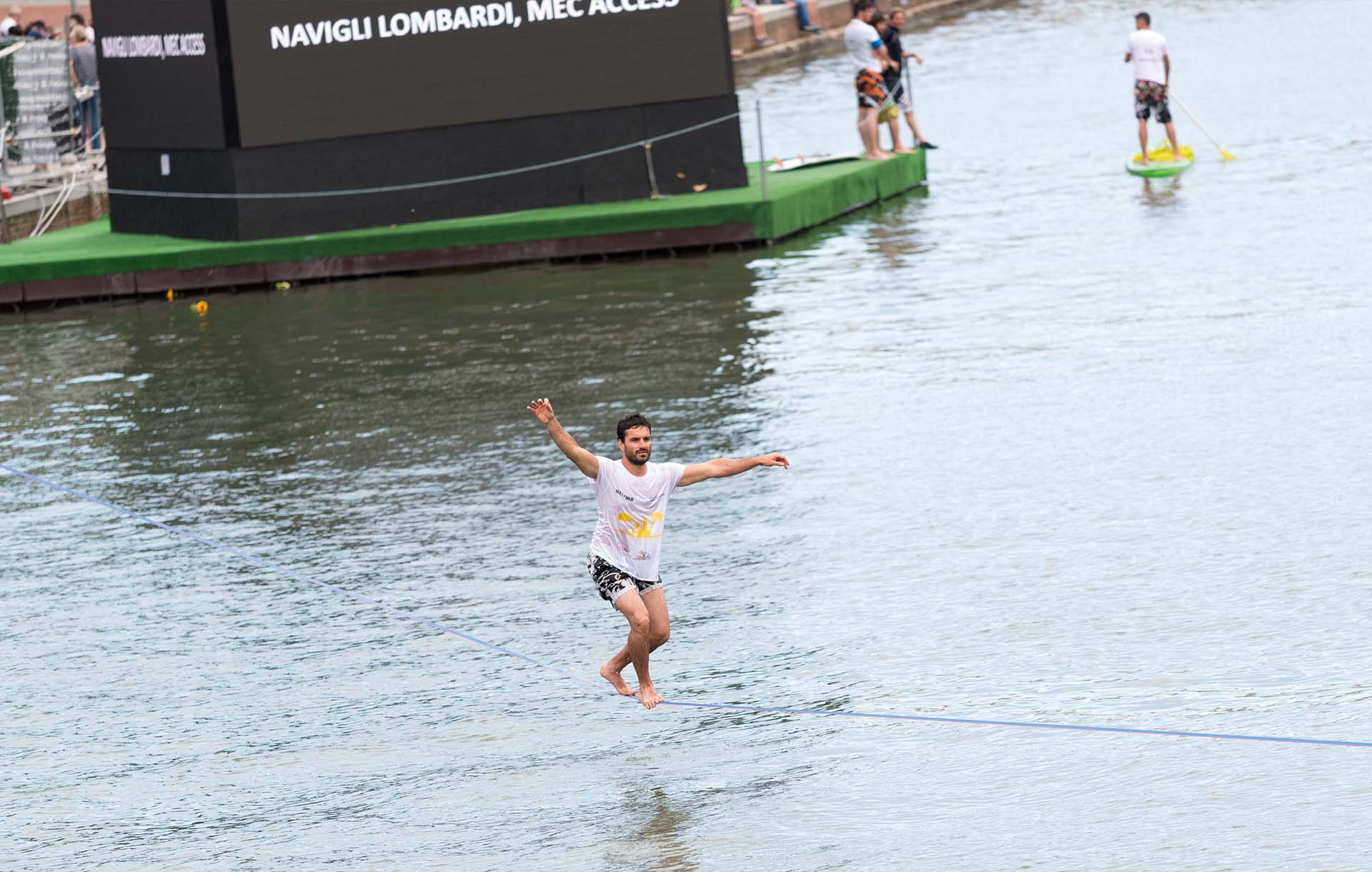 Kann ich eine doppelte statt einzelne Slackline benutzen?